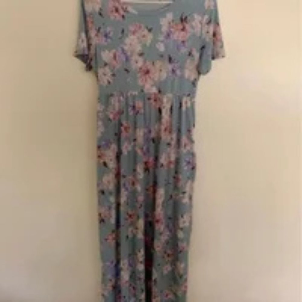 floral long skirt